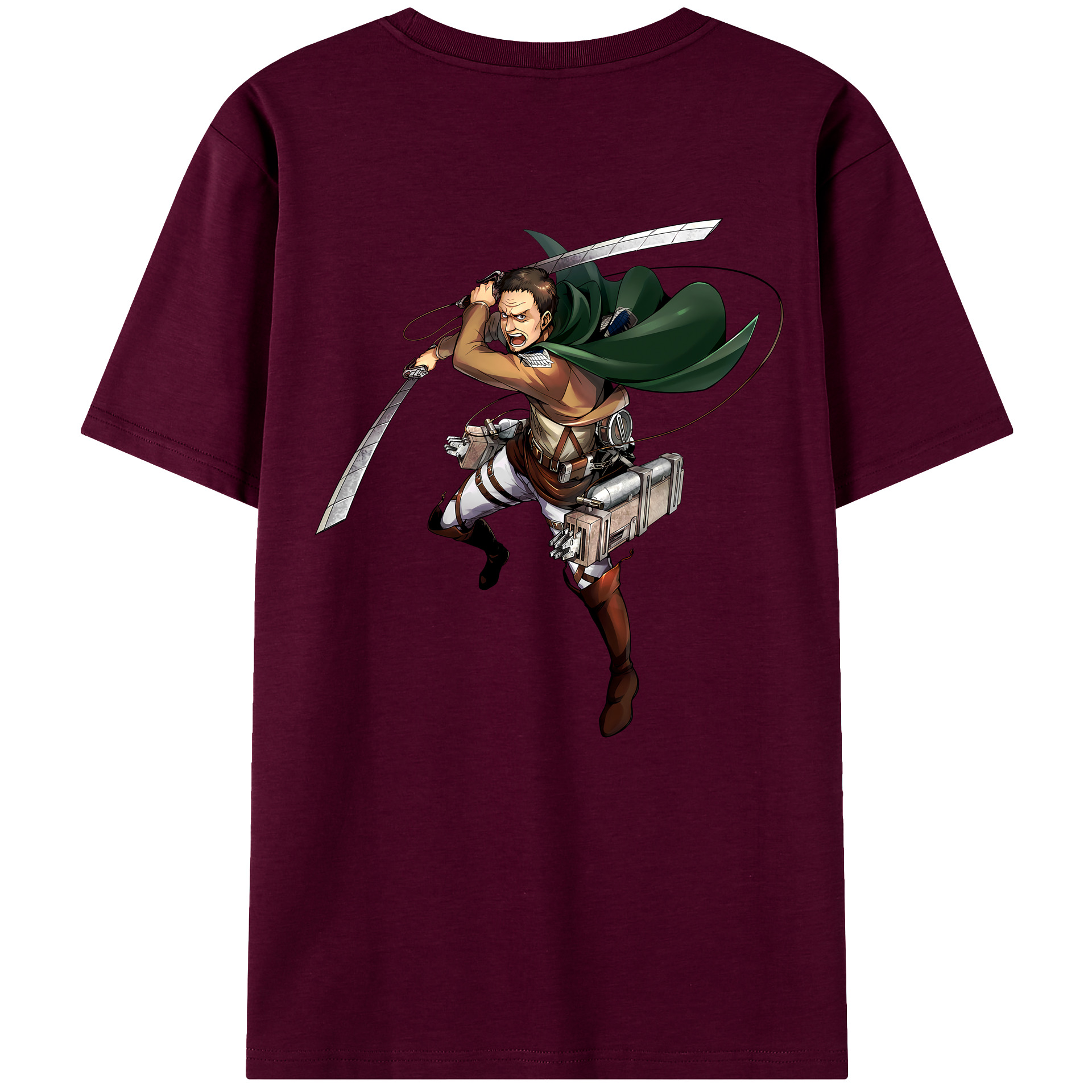 （画像用） 進撃の巨人 Attack on Titan レディース半袖Tシャツ(バックプリント)